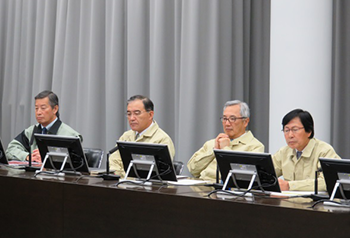 各拠点との合同対策会議（東京）