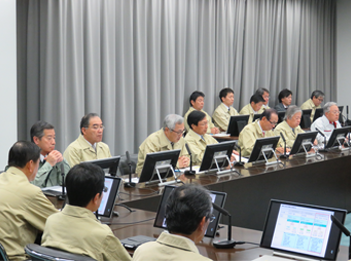 各拠点との合同対策会議（東京）