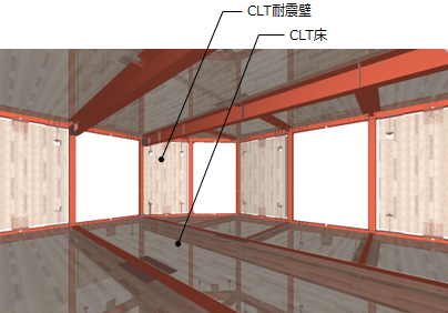 中高層 大規模建築にcltを活用した Clt 鉄骨ハイブリッド構造 を開発 プレスリリース18 情報一覧 株式会社 竹中工務店