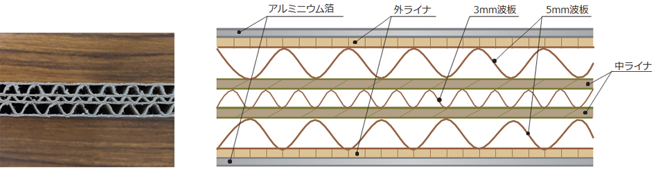 エボルダンの断面構造