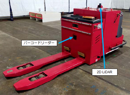 資機材自動搬送ロボットの概要