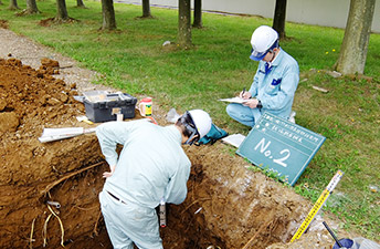 調査（土壌、植生、生きもの）