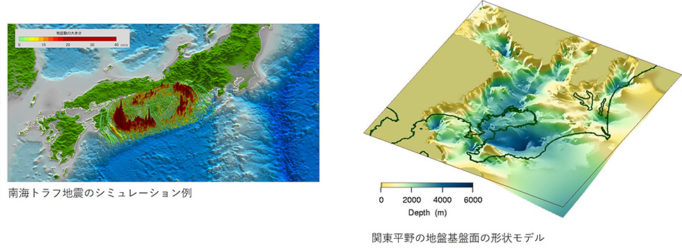 関東平野の地盤基盤面の形状モデル