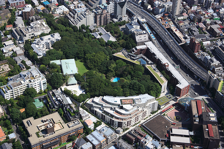 フランス大使館建替プロジェクト 新事務所 プラウド南麻布 竹中工務店