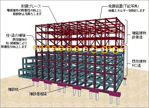 構造骨組み立体図