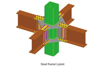 Steel frame’s joint